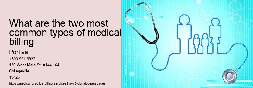 What are the two most common types of medical billing