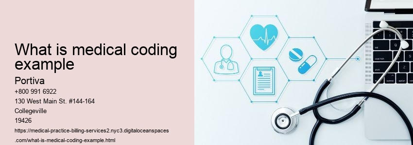 What is medical coding example