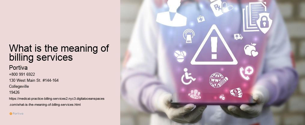 What is the meaning of billing services